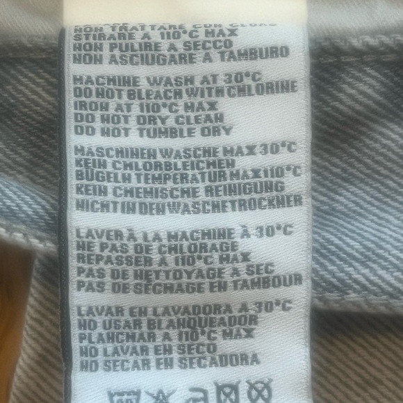 R13 Designer Boyfriend Jeans in Sunfade Mauve (Gray) Size 30 EUC Crop Italy - Picture 15 of 15